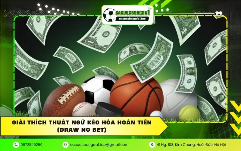 Giải thích thuật ngữ kèo hòa hoàn tiền (Draw no bet)