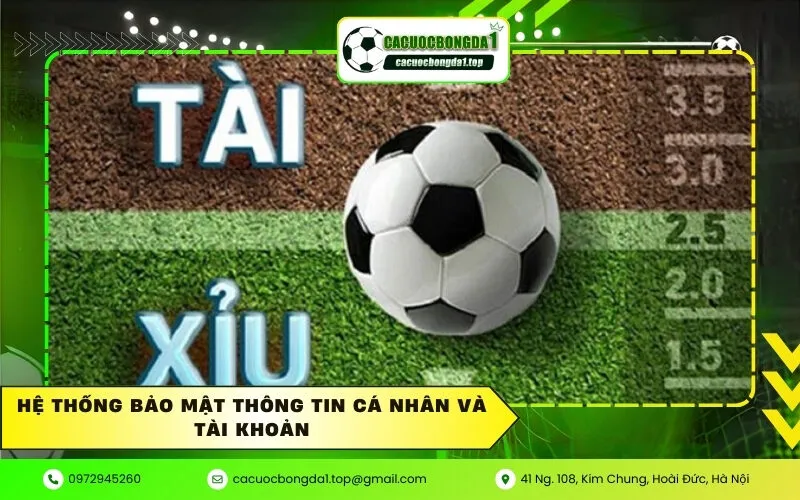 Hệ thống bảo mật thông tin cá nhân và tài khoản