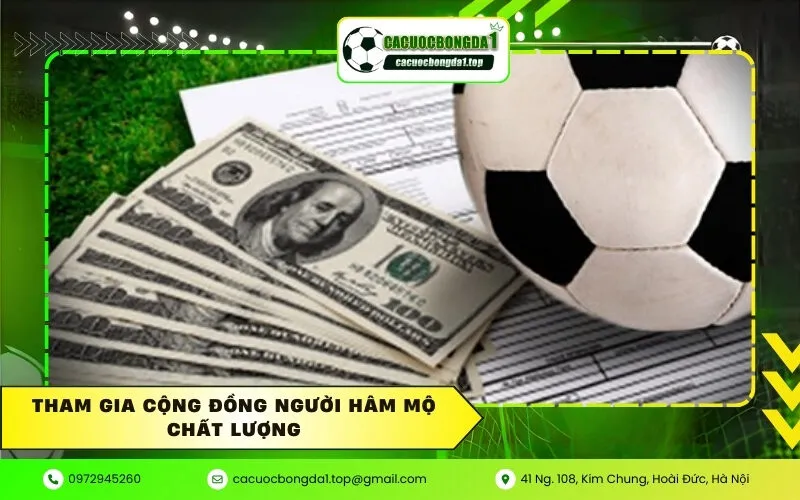 Tham gia cộng đồng người hâm mộ chất lượng